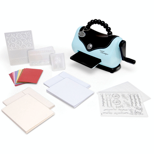 Sizzix - Texture Boutique Embossing Machine and 91 Piece Beginners Kit