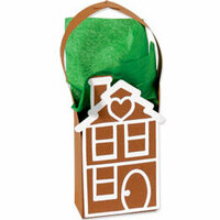 Sizzix - Bigz Die - Christmas Collection - Extra Long Die Cutting Template - Bag - Gingerbread House