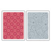 Sizzix - Textured Impressions - Embossing Folders - Flowers Stars and Swirls Set