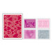 Sizzix - Textured Impressions - Embossing Folders - Valentine Set 3