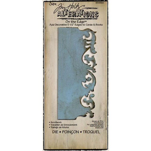 Sizzix - Tim Holtz - Alterations Collection - On the Edge Die - Scrollwork