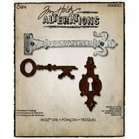 Sizzix - Tim Holtz - Alterations Collection - Bigz Die - Hardware Findings