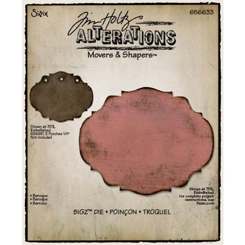 Sizzix - Tim Holtz - Alterations Collection - Movers and Shapers Die - Baroque