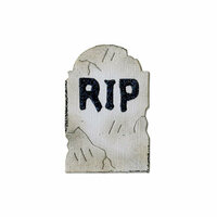 Sizzix - Originals Die - Halloween Collection - Die Cutting Template - Medium - Phrase, RIP and Tombstone