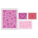 Sizzix - Textured Impressions - Embossing Folders - Valentine Set 4