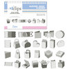 Sizzix - EClips - Electronic Shape Cutting System - Cartridge - Albums, Bags and Boxes
