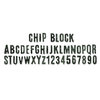 Sizzix - Tim Holtz - Alterations Collection - Sizzlits Decorative Strip Die - Chip Block