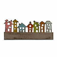 Sizzix - Tim Holtz - Alterations Collection - On the Edge Die - Townscape