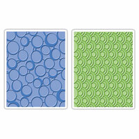 Sizzix - Textured Impressions - Embossing Folders - Circles and Dots Set
