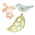 Sizzix - Originals Die - Jewelry - Die Cutting Template - Medium - Bird, Flower and Leaf