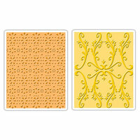 Sizzix - Textured Impressions - Embossing Folders - Country Cottage Set