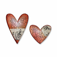 Sizzix - Tim Holtz - Alterations Collection - Movers and Shapers Die - Mini Hearts Set