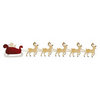 Sizzix - Sizzlits Decorative Strip Die - Die Cutting Template - Santa Sleigh with Reindeer