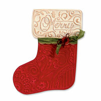 Sizzix - Bigz Die and Embossing Folder - Christmas - Stocking