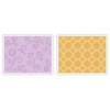 Sizzix - Textured Impressions - It's a Wrap Collection - Embossing Folders - Flower and Wreath Set