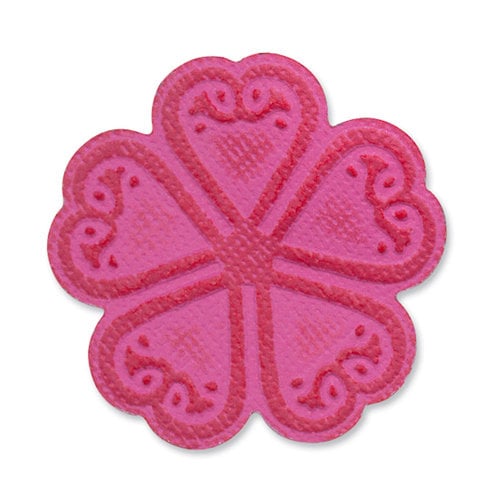 Sizzix - Vintage Valentine Collection - Embosslits Die - Small - Flower, Old Country Bloom