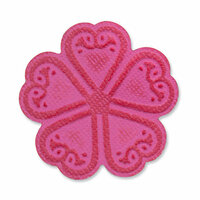 Sizzix - Vintage Valentine Collection - Embosslits Die - Small - Flower, Old Country Bloom