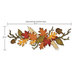 Sizzix - Tim Holtz - Alterations Collection - Sizzlits Decorative Strip Die - Autumn Gatherings