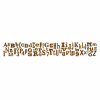 Sizzix - Tim Holtz - Alterations Collection - Decorative Strip Die - Alphabetical Sizzlits