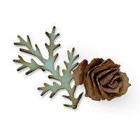 Sizzix - Tim Holtz - Alterations Collection - Bigz Die - Tattered Pinecone