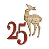 Sizzix - Tim Holtz - Alterations Collection - Movers and Shapers Die - Christmas - Mini Reindeer and 25 Set