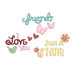Sizzix - Greetings Collection - Sizzlits Die - Medium - Card Phrases Set 2