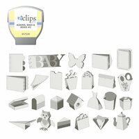 Sizzix - EClips - Electronic Shape Cutting System - Cartridge - Albums, Bags and Boxes 2