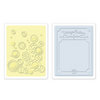 Sizzix - Textured Impressions - Embossing Folders - Vintage Buttons Set