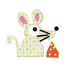 Sizzix - Happy Baby Collection - Bigz Die - Mouse and Cheese