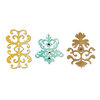 Sizzix - Luxurious Collection - Sizzlits Die - Medium - Decorator Icons Set