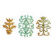 Sizzix - Luxurious Collection - Sizzlits Die - Medium - Floral Insignia Set