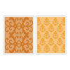 Sizzix - Textured Impressions - Luxurious Collection - Embossing Folders - Luxurious Set