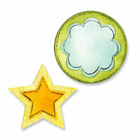 Sizzix - Movers and Shapers Die - Star and Circle Set
