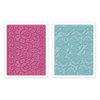 Sizzix - Textured Impressions - Bohemia Collection - Embossing Folders - Bohemian Lace Set