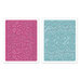 Sizzix - Textured Impressions - Bohemia Collection - Embossing Folders - Bohemian Lace Set