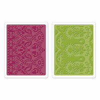 Sizzix - Textured Impressions - Bohemia Collection - Embossing Folders - Moroccan Daydreams Set