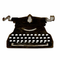 Sizzix - Tim Holtz - Alterations Collection - Bigz Die - Vintage Typewriter