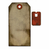 Sizzix - Tim Holtz - Alterations Collection - Movers and Shapers Die - Tag and Tie
