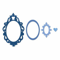 Sizzix - Framelits Die - Frame, Fancy Oval