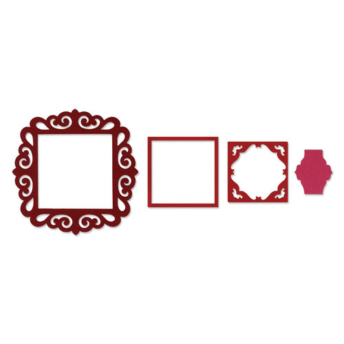 Sizzix - Framelits Die - Frame, Fancy Square