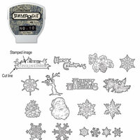 Sizzix - EClips - Tim Holtz - Alterations Collection - Electronic Shape Cutting System - Cartridge - Stamp2Cut - Number 10