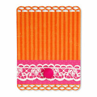 Sizzix - Home Entertaining Collection - Sizzlits Die - Large - Card, Ribbon Insert