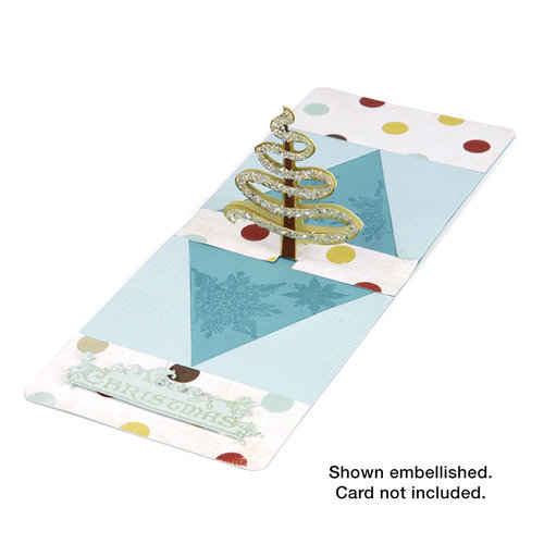 Sizzix - Pop 'n Cuts Die - 3-D Pop Up - Tree, Ribbon