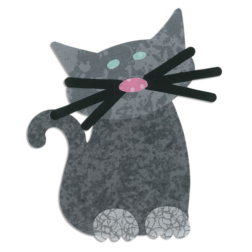 Sizzix - Bigz L Die - Quilting - Cat