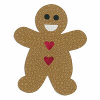 Sizzix - Bigz L Die - Christmas - Quilting - Gingerbread Man