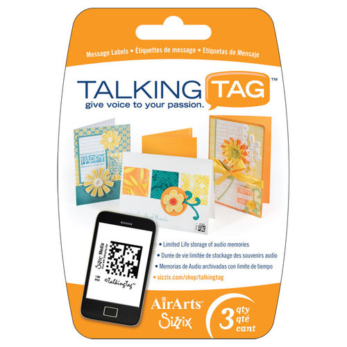 Sizzix - Air Arts - Talking Tag Audio Message Labels - 3 Pack