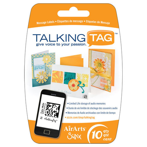Sizzix - Air Arts - Talking Tag Audio Message Labels - 10 Pack