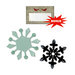 Sizzix - BasicGrey - Nordic Holiday Collection - Bigz and Sizzlits Die - Snowflakes and Tag with Birds