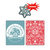 Sizzix - BasicGrey - Nordic Holiday Collection - Sizzlits Die and Embossing Folder - From Our Home and Yule Set