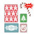 Sizzix - BasicGrey - Nordic Holiday Collection - Sizzlits Die and Embossing Folder - My Christmas Wish Set